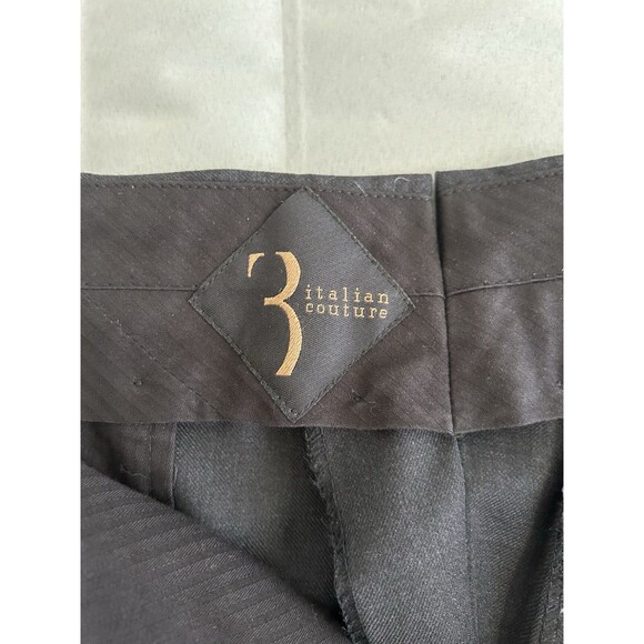 Billionaire Italian Couture Black Wool Trousers Pants Size XL (36") Rare - Picture 3 of 8